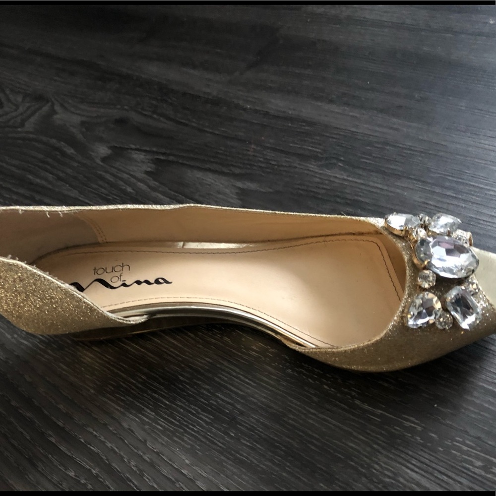 touch of nina sparkly heels